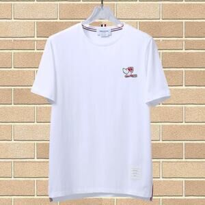 Women's Thom Browne Puppy Embroidery Short Sleeve